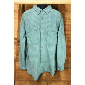 Exofficio Mens Plaid‎ Long Sleeve Shirt XXL Lightweight Fishing Shirt